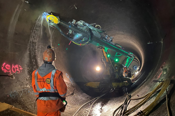 Pressure Tunnel Schwarza-Witznau (D), Consolidation Grouting.